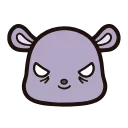 Sticker from the "Kuromi" sticker pack