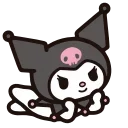 Sticker from the "Kuromi" sticker pack