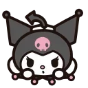 Sticker from the "Kuromi" sticker pack