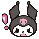 Sticker from the "Kuromi" sticker pack