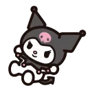 Sticker from the "Kuromi" sticker pack