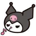 Sticker from the "Kuromi" sticker pack