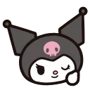 Sticker from the "Kuromi" sticker pack