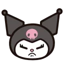 Sticker from the "Kuromi" sticker pack