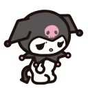 Sticker from the "Kuromi" sticker pack