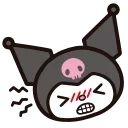 Sticker from the "Kuromi" sticker pack