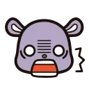 Sticker from the "Kuromi" sticker pack