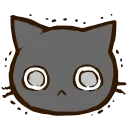 Sticker from the "Black Cat" sticker pack