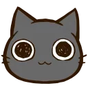 Sticker from the "Black Cat" sticker pack