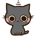 Sticker from the "Black Cat" sticker pack