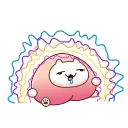 Sticker from the "Peachat" sticker pack