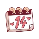 Sticker from the "14 FEBRUARY" sticker pack