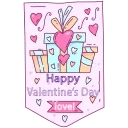 Sticker from the "14 FEBRUARY" sticker pack