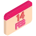 Sticker from the "14 FEBRUARY" sticker pack