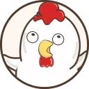 Sticker from the "Chick Coop" sticker pack