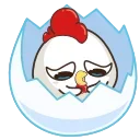 Sticker from the "Chick Coop" sticker pack