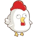 Sticker from the "Chick Coop" sticker pack