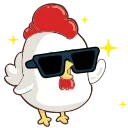 Sticker from the "Chick Coop" sticker pack