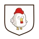 Sticker from the "Chick Coop" sticker pack