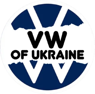 Telegram sticker pack "CARS | VW OF UKRAINE"