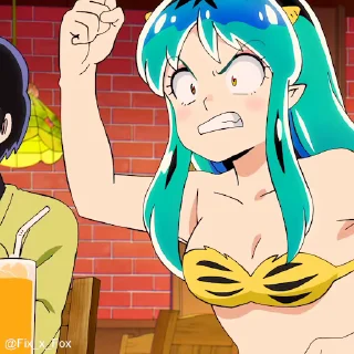 Стикер из набора "Urusei Yatsura Part 1"