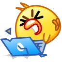 Sticker from the "Chickling" sticker pack