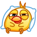 Sticker from the "Chickling" sticker pack