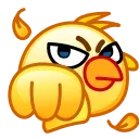 Sticker from the "Chickling" sticker pack