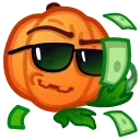 Sticker from the "Meme Pumpkins" sticker pack