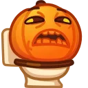 Sticker from the "Meme Pumpkins" sticker pack