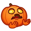 Sticker from the "Meme Pumpkins" sticker pack