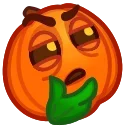 Sticker from the "Meme Pumpkins" sticker pack