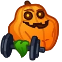 Sticker from the "Meme Pumpkins" sticker pack