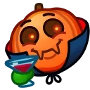 Sticker from the "Meme Pumpkins" sticker pack