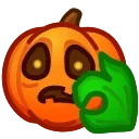 Sticker from the "Meme Pumpkins" sticker pack