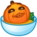 Sticker from the "Meme Pumpkins" sticker pack