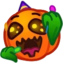 Sticker from the "Meme Pumpkins" sticker pack