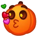 Sticker from the "Meme Pumpkins" sticker pack