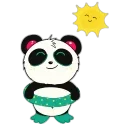 Sticker from the "Pandy" sticker pack