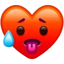 Sticker from the "Heart Emoji" sticker pack