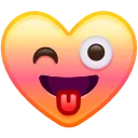 Sticker from the "Heart Emoji" sticker pack