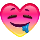 Sticker from the "Heart Emoji" sticker pack