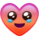 Sticker from the "Heart Emoji" sticker pack