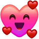 Sticker from the "Heart Emoji" sticker pack