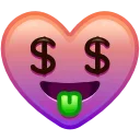 Sticker from the "Heart Emoji" sticker pack