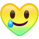 Sticker from the "Heart Emoji" sticker pack