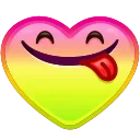 Sticker from the "Heart Emoji" sticker pack