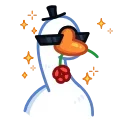 Sticker from the "Гусь" sticker pack