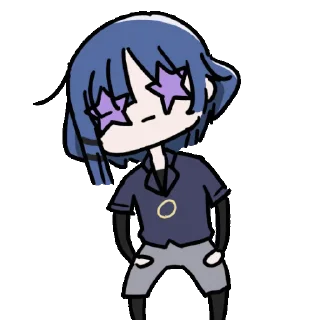 Sticker from the "Bocchi the Rock!" sticker pack