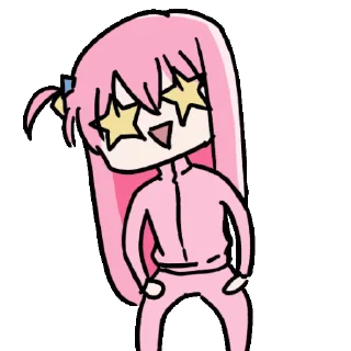 Sticker from the "Bocchi the Rock!" sticker pack